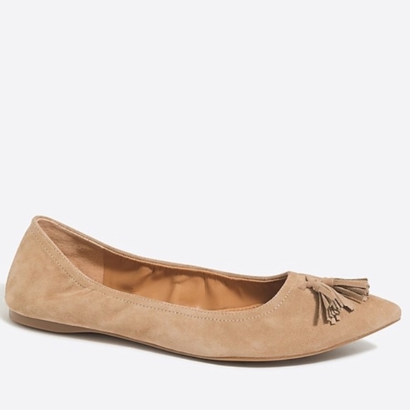 J. Crew Shoes - 🆕 JCrew Suede Tassel Flats